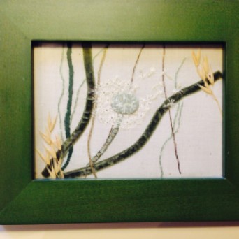 dandelion 2 of 3 framed